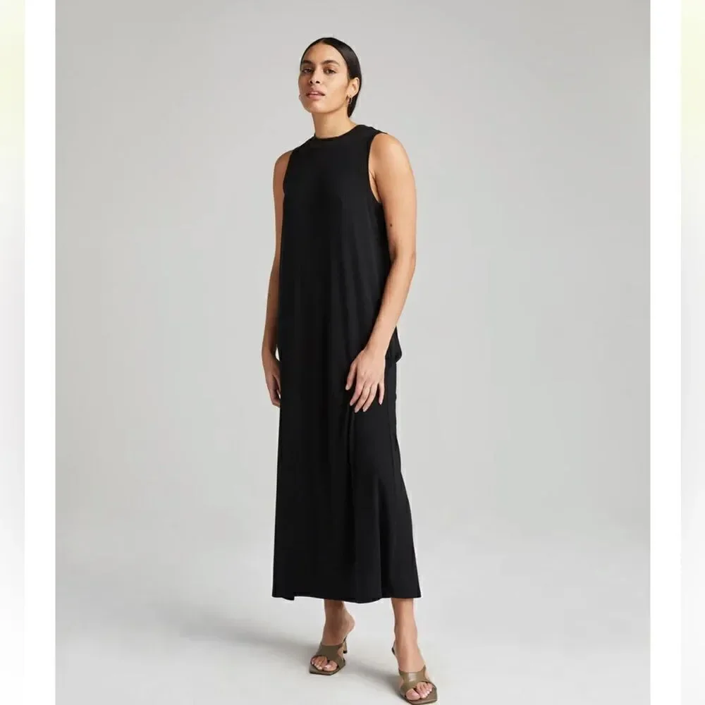 RICHER POORER Vintage Rib Column Dress